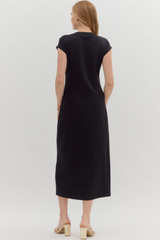 Hallie Cap Sleeve Midi Dress