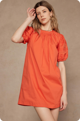 Darcy Puff Sleeve Mini Dress