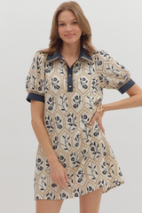 Hazel Floral Printed Mini Dress