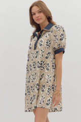 Hazel Floral Printed Mini Dress