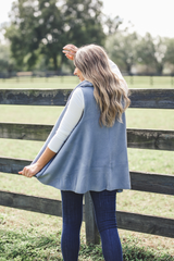 Perfect Shawl Vest in Dusky