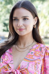 Cali Large Flat Hoop Earring