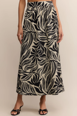 Serendipidity Palm Maxi Skirt by Z Supply