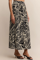 Serendipidity Palm Maxi Skirt by Z Supply