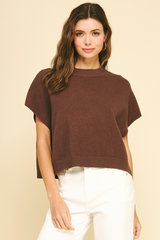 Genevieve Cap Sleeve Sweater