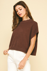 Genevieve Cap Sleeve Sweater