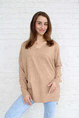 We're Dreaming Sweater in Heather Came