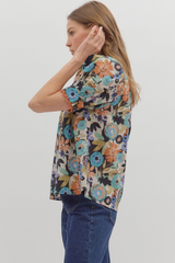 Isabella Floral Puff Sleeve Top