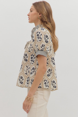 Natalie Floral Top