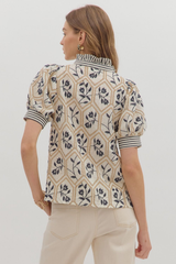 Natalie Floral Top