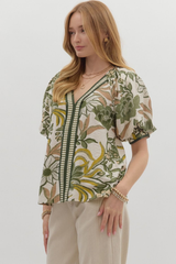 Harlow Floral Top