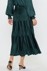 Wren skirt in hunter green