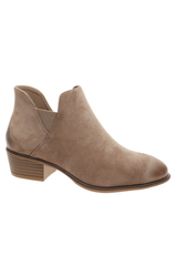 Talita Suede Ankle Boot in Taupe