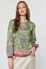 Shellie blouse in green