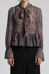 Harlen blouse in navy