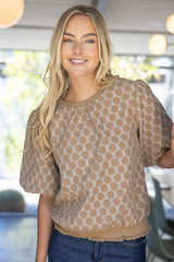 Blakely top in mocha