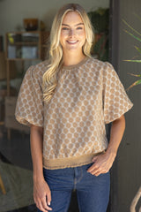 Blakely top in mocha