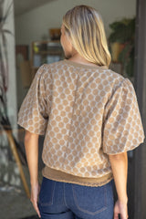 Blakely top in mocha