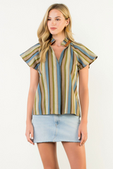 Nellie Stripe Top
