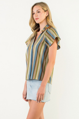 Nellie Stripe Top