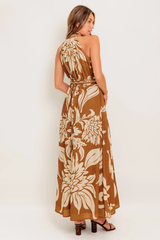 Thea Printed Floral Maxi Dress