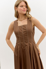 Blair Stitch Detail Midi Dress