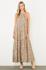 Hattie Leopard Print Maxi Dress