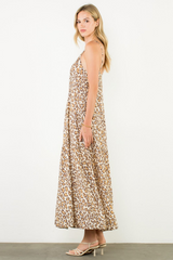 Hattie Leopard Print Maxi Dress