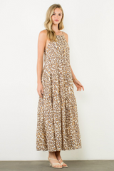 Hattie Leopard Print Maxi Dress