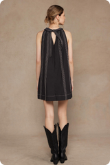 Manon Stitch Panel Mini Dress