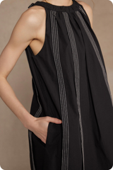 Manon Stitch Panel Mini Dress