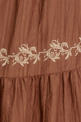 Eliza Embroiderd Maxi Skirt