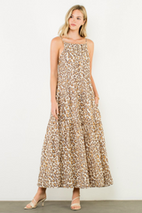 Hattie Leopard Print Maxi Dress