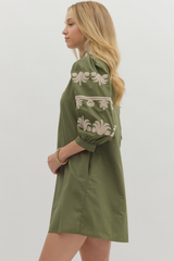 Sophie Crochet Detail Mini Dress