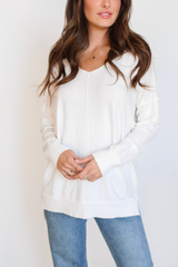 We're Dreaming Sweater in Off White