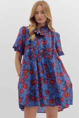 Clover Floral Babydoll Dress