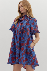 Clover Floral Babydoll Dress