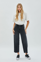 Nori High Rise Crop Wide Leg Jean