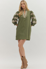 Sophie Crochet Detail Mini Dress