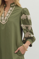 Sophie Crochet Detail Mini Dress