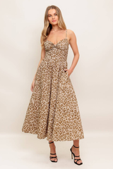 Grace Cheetah Print Maxi Dress