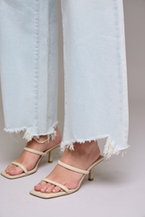 Nori Mid Rise Straight Wide Leg Jean