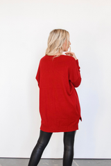 We're Dreaming Sweater in Red