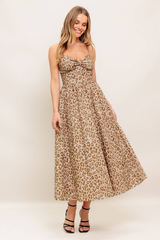 Grace Cheetah Print Maxi Dress