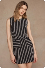 Lou Stripe Mini Dress