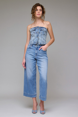 Nori High Rise Wide Leg Crop Jean
