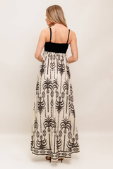 Sophia Palm Maxi Dress