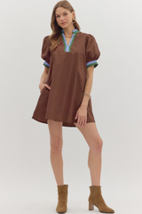Camille Puff Sleeve Mini Dress