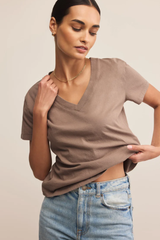 Weekdays V Neck Tee by Z Supply