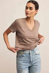 Weekdays V Neck Tee by Z Supply